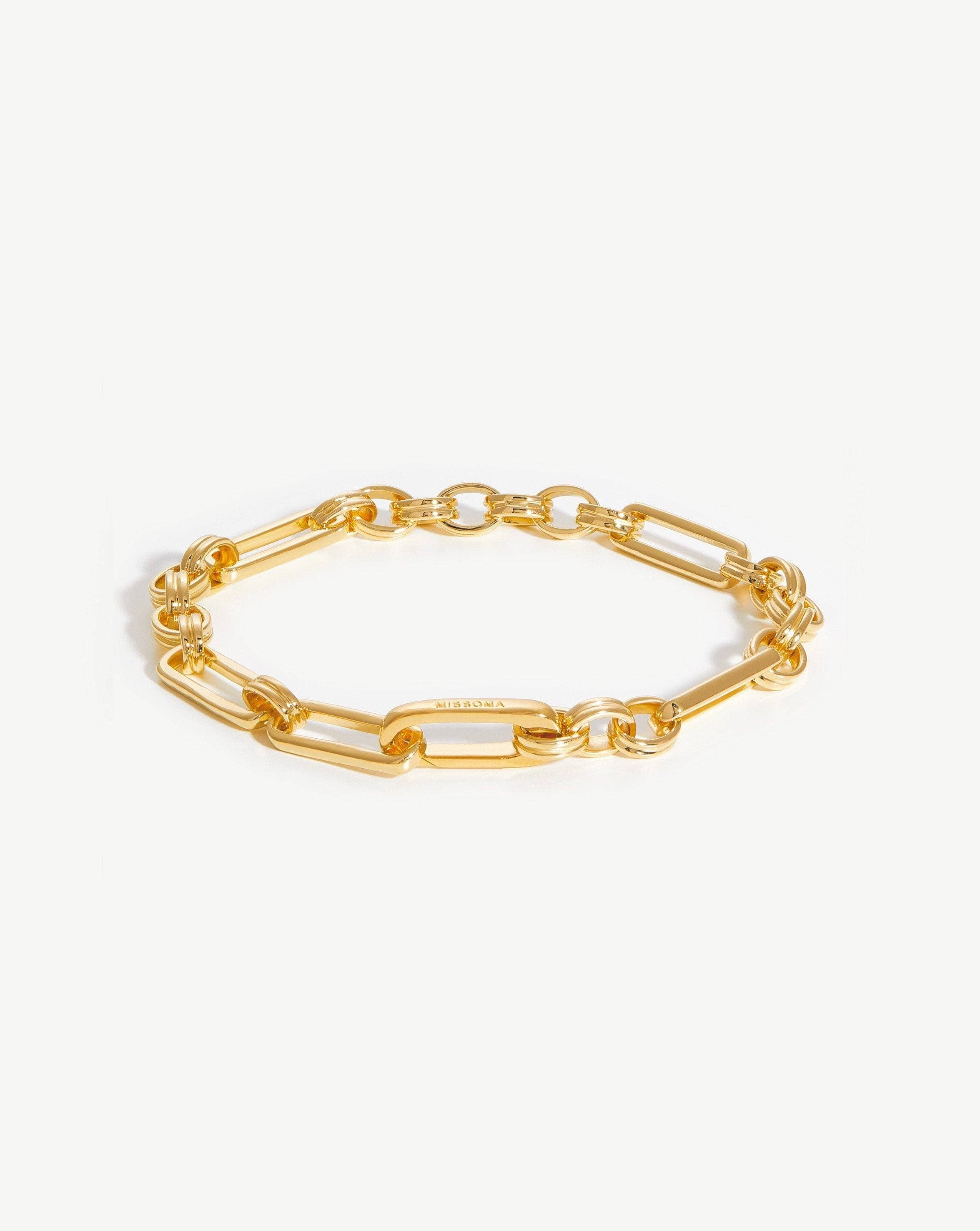 Axiom Chain Bracelet | 18ct Gold Plated Bracelets Missoma 