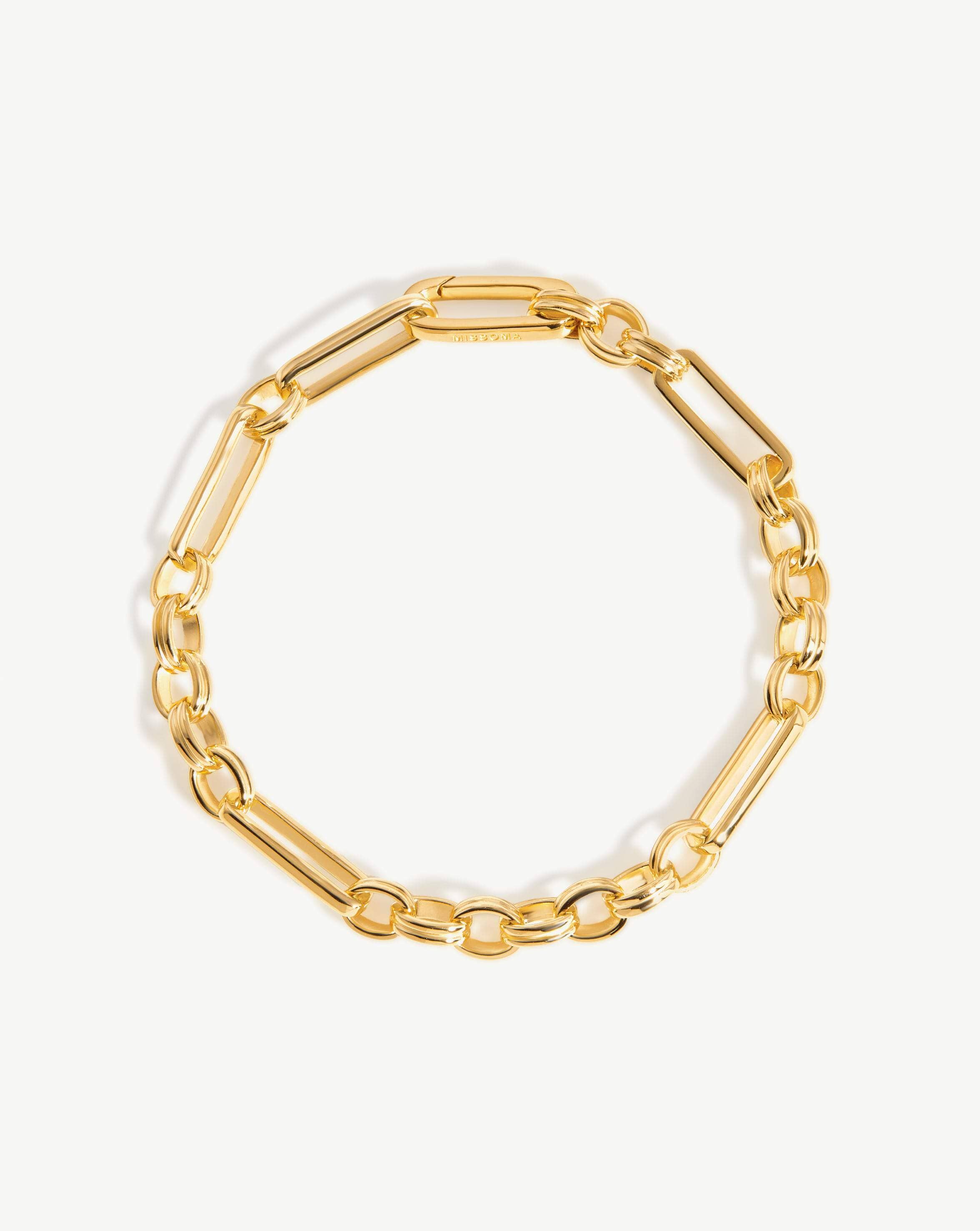 Axiom Chain Bracelet | 18ct Gold Plated Bracelets Missoma 18ct Gold Plated 