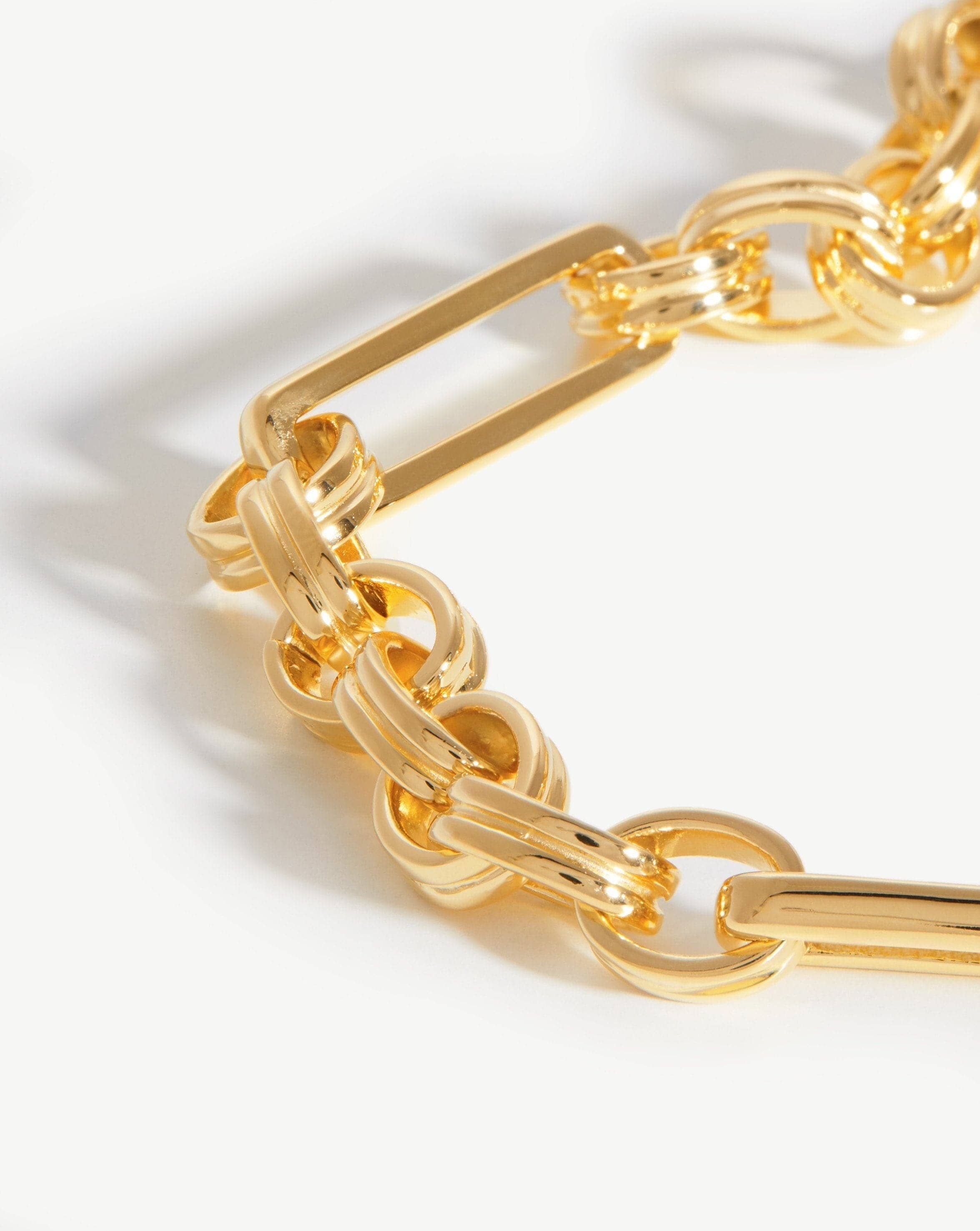 Axiom Chain Bracelet | 18ct Gold Plated Bracelets Missoma 