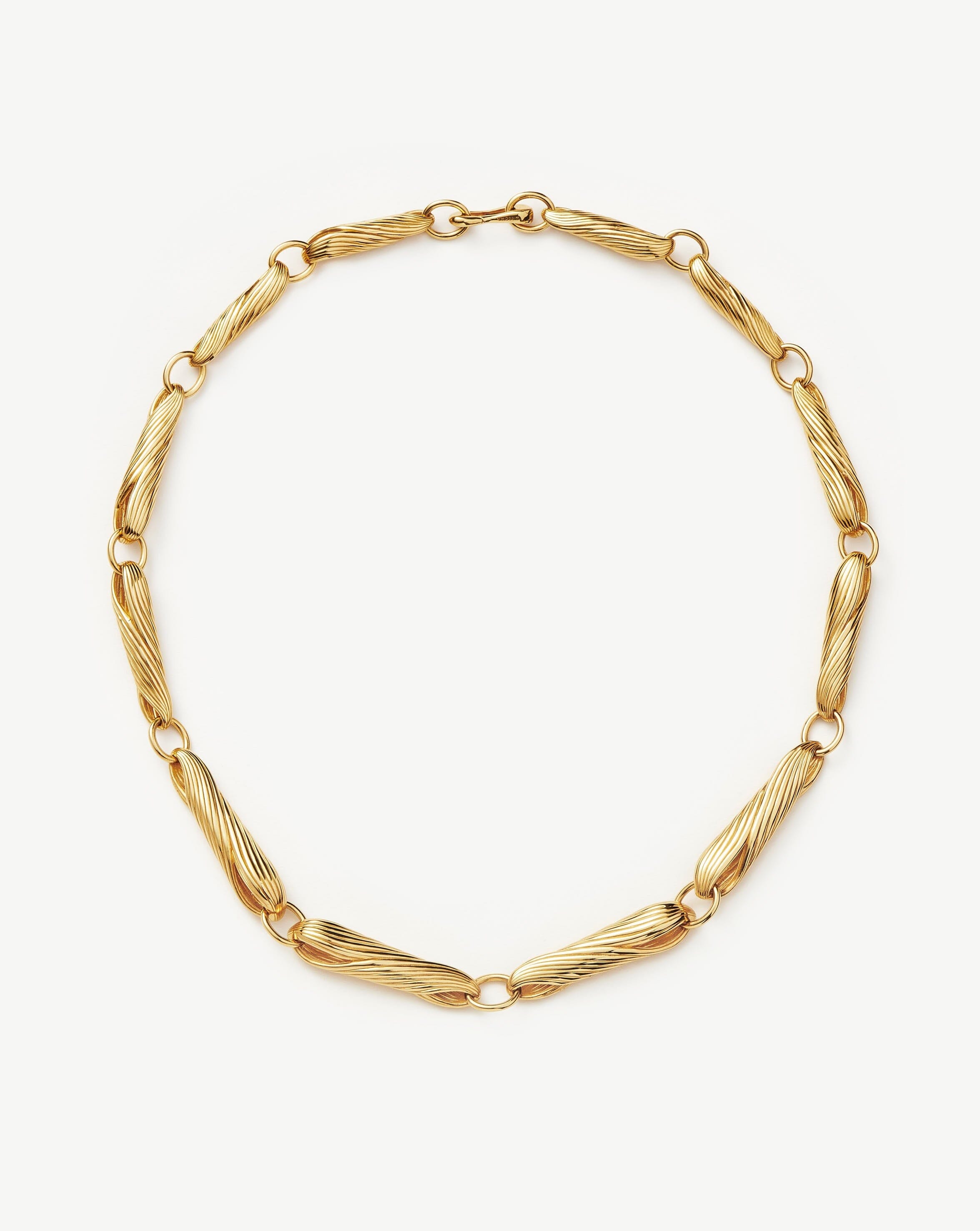 Wavy Ridge Gemelli Chunky Choker Necklaces Missoma 